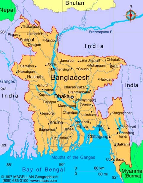 bangladesh map pdf